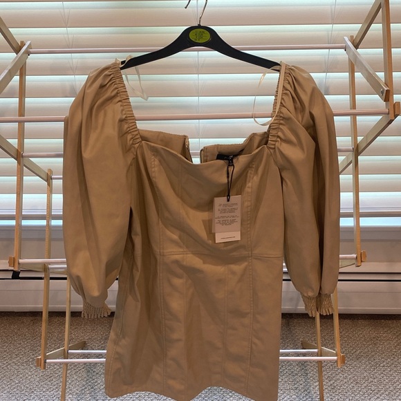 7 For All Mankind Tan dress - Picture 1 of 4